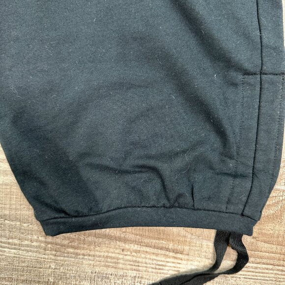 New The Limited Y2K Low Rise Black Cropped Sweatpants Size Large Vintage - Picture 5 of 11